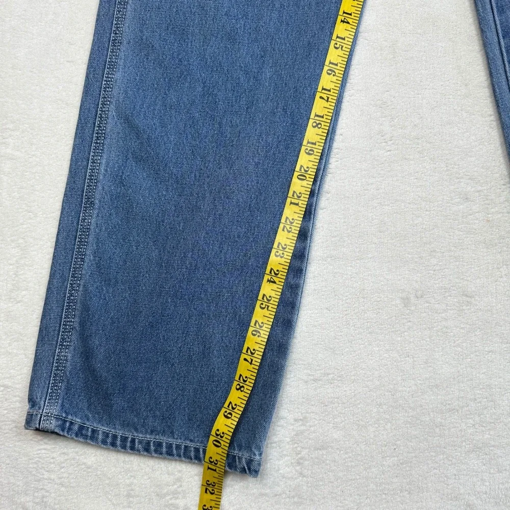 Unionbay Mens 28W Carpenter Jeans Medium Wash Blue Utility Workwear J3N98SD